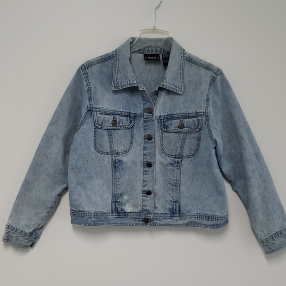 bill blass Jackets & Blazers - Bill Blass denim jacket